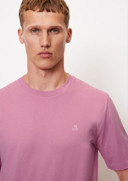 Camisetas Chateau Rose Hombre Camiseta Básica Regular De Puro Algodón Orgánico Moda
