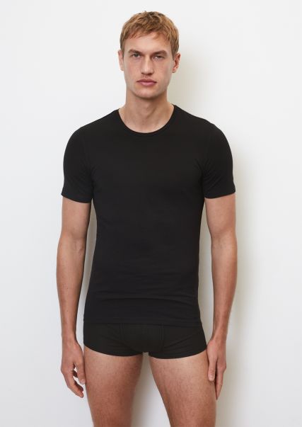 Hombre Precio De Coste Camiseta Casual Estilo Loungewear En Un Paquete De 3 Black Homewear