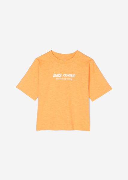 Camiseta Teens-Girls De Suave Algodón Orgánico Soft Orange Marca Junior Girls