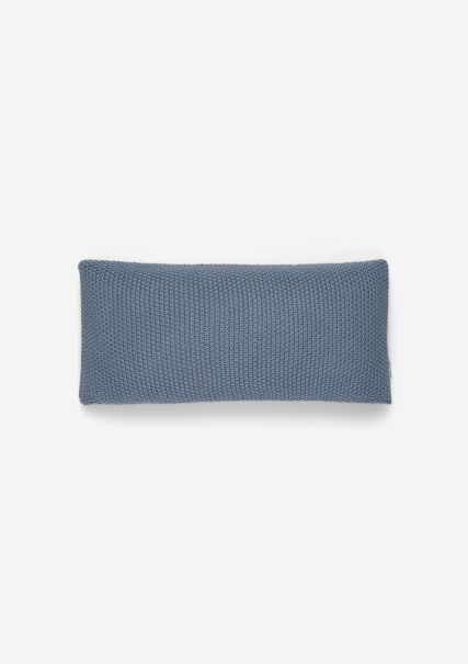 Hogar Cojines Smoke Blue Económico Cojín Decorativo Modelo Nordic Knit Relleno Incluido